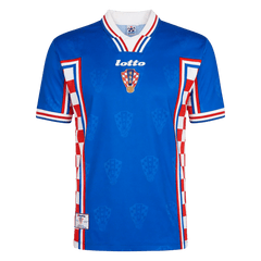 Męska koszulka Chorwacji wyjazdowa Retro 1998