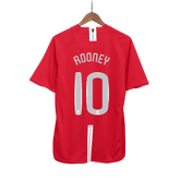 Retro ROONEY #10 2007/08 Męska Koszulka Domowa MU - UCL Final - Topowe Koszulki Pilkarskie Sklep Internetowy