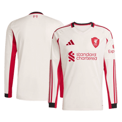 Męska Koszulka Wyjazdowa Liverpool z Długim Rękawem 25/26 - Topowe Koszulki Pilkarskie Sklep Internetowy