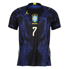 Męska koszulka Brazylii wyjazdowa VINI JR. #7 wersja zawodnicza – Mundial 2026