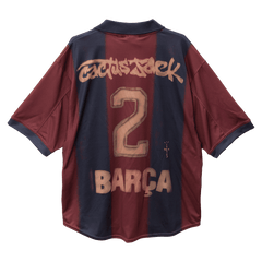 Męska Koszulka Retro Domowa Barcelona X CJ 2000/01 - Topowe Koszulki Pilkarskie Sklep Internetowy