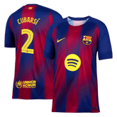 Męska Koszulka Domowa Barcelona CUBARSÍ #2 2025/26 - UCL - Topowe Koszulki Pilkarskie Sklep Internetowy