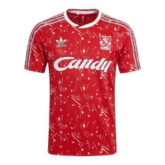 Męska Koszulka Retro Domowa Liverpool 1989/91