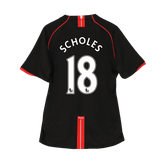 Męska koszulka retro Manchester United 07/08 wyjazdowa SCHOLES #18 - Topowe Koszulki Pilkarskie Sklep Internetowy
