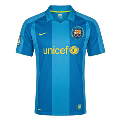 Męska Koszulka Retro Wyjazdowa Barcelona 2007/08