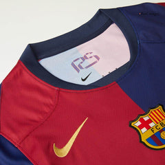 Męska koszulka piłkarska Barcelona Home 2024/25 - 125th Anniversary (Spotify Logo Without Text) - Topowe Koszulki Pilkarskie Sklep Internetowy