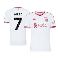 Męska koszulka Liverpoolu wyjazdowa WIRTZ #7 wersja zawodnicza 2026/27