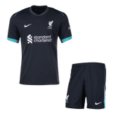 Koszulka piłkarska Liverpool Away (Koszulka+Szorty) 2024/25 - Topowe Koszulki Pilkarskie Sklep Internetowy