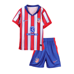 Dziecięcy zestaw koszulek piłkarskich Atletico Madryt (koszulka+spodenki) 2024/25 - Topowe Koszulki Pilkarskie Sklep Internetowy