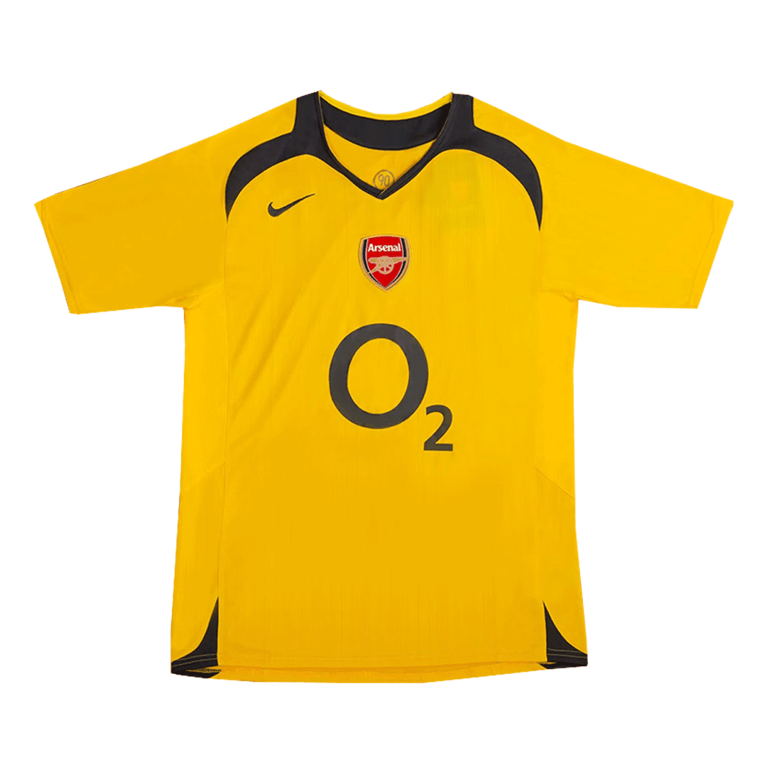 Męska retro koszulka piłkarska Arsenal wyjazdowa z sezonu 05/06 - Topowe Koszulki Pilkarskie Sklep Internetowy