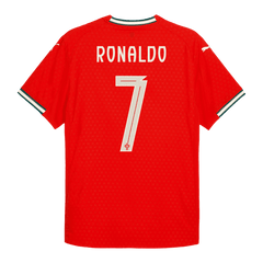 Męska Koszulka Domowa Portugalia RONALDO #7 Wersja Piłkarska 2025 - Topowe Koszulki Pilkarskie Sklep Internetowy