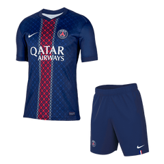 Męski Zestaw Domowy PSG (Koszulka+Spodenki) 2025/26 - Topowe Koszulki Pilkarskie Sklep Internetowy