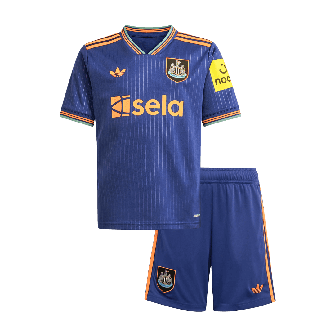 Dziecięcy Trzeci Zestaw Wyjazdowy Newcastle United (Koszulka+Spodenki) 2025/26 - Topowe Koszulki Pilkarskie Sklep Internetowy