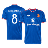 Męska wyjazdowa koszulka Manchesteru United 2026/27 – B. FERNANDES #8 (wersja zawodnicza, UCL)