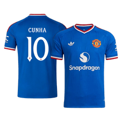 Męska koszulka Manchesteru United wyjazdowa CUNHA #10 2026/27 - UCL