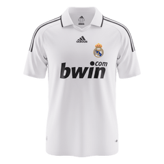 Męska Koszulka Retro Domowa Real Madrid 2008/09