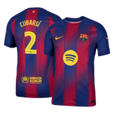 Męska Koszulka Domowa Barcelona CUBARSÍ #2 Wersja Piłkarska 2025/26 - UCL - Slim Fit - Topowe Koszulki Pilkarskie Sklep Internetowy