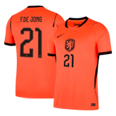 Męska koszulka Holandii domowa F.DE JONG #21 - Mundial 2026
