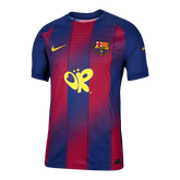 Męska Koszulka Domowa Barcelona Wersja Piłkarska 2025/26 - Slim Fit