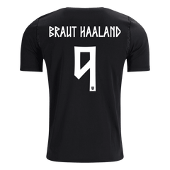 Męska koszulka Norwegii wyjazdowa BRAUT HAALAND #9 - Mundial 2026