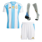 Męski Zestaw Domowy Argentyna 2024 (Koszulka + Spodenki + Skarpety) - Topowe Koszulki Pilkarskie Sklep Internetowy
