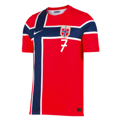 Męska koszulka Norwegii domowa SØRLOTH #7 – Mundial 2026