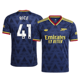 Męska koszulka Arsenalu wyjazdowa RICE #41 wersja zawodnicza 2026/27