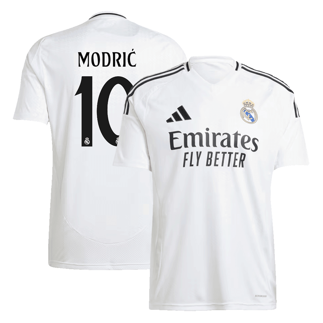 Domowa koszulka piłkarska MODRIC #10 Real Madrid 2024/25 - Topowe Koszulki Pilkarskie Sklep Internetowy