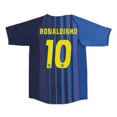 Koszulka Retro Wyjazdowa Barcelona RONALDINHO #10 2004/05 - Topowe Koszulki Pilkarskie Sklep Internetowy