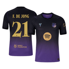 Męska koszulka Barcelony wyjazdowa F. DE JONG #21 wersja zawodnicza 2026/27 - UCL
