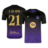 Męska koszulka Barcelony wyjazdowa F. DE JONG #21 2026/27 - UCL