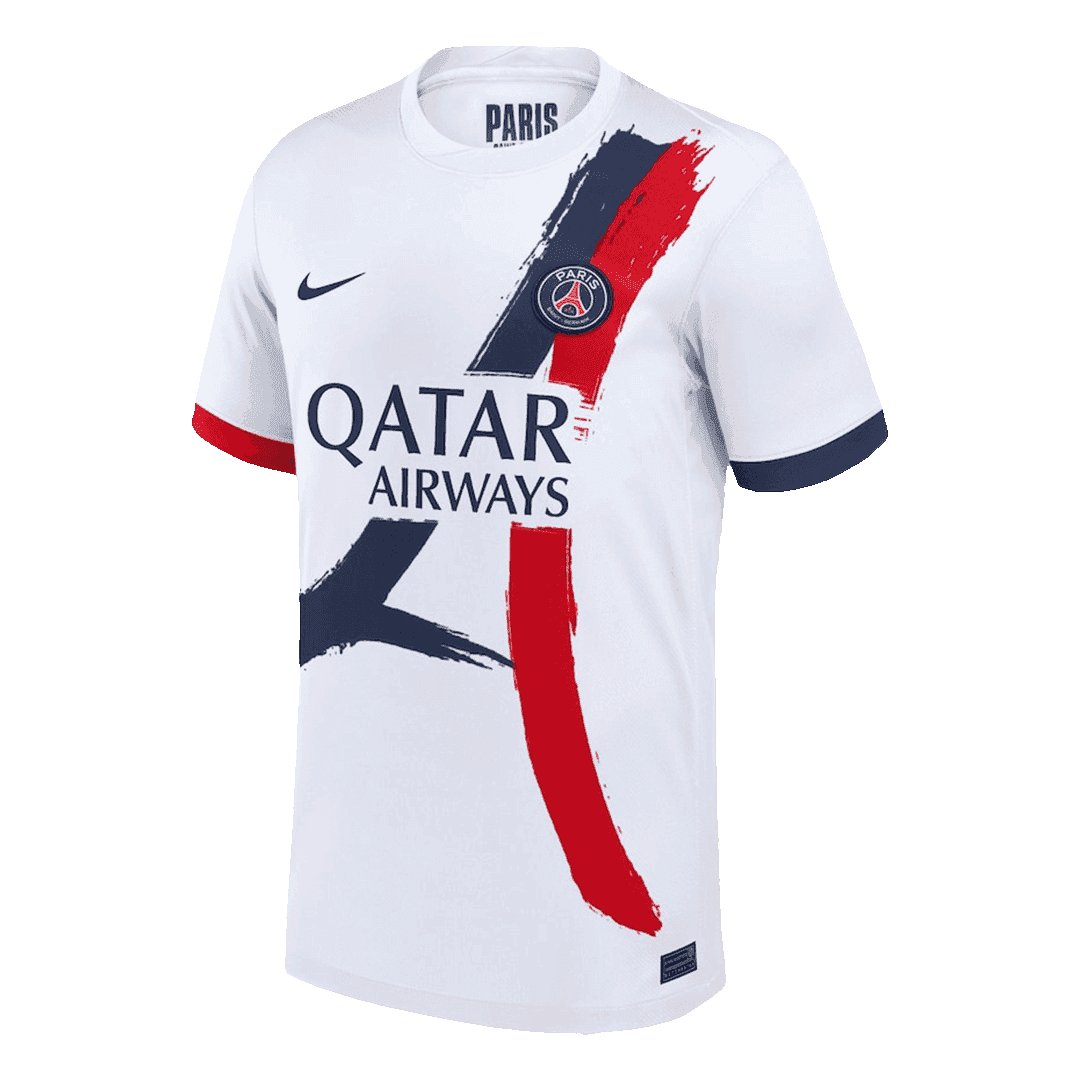 Męska wyjazdowa koszulka piłkarska KVARATSKHELIA #7 PSG 2024/25 - UCL - Topowe Koszulki Pilkarskie Sklep Internetowy