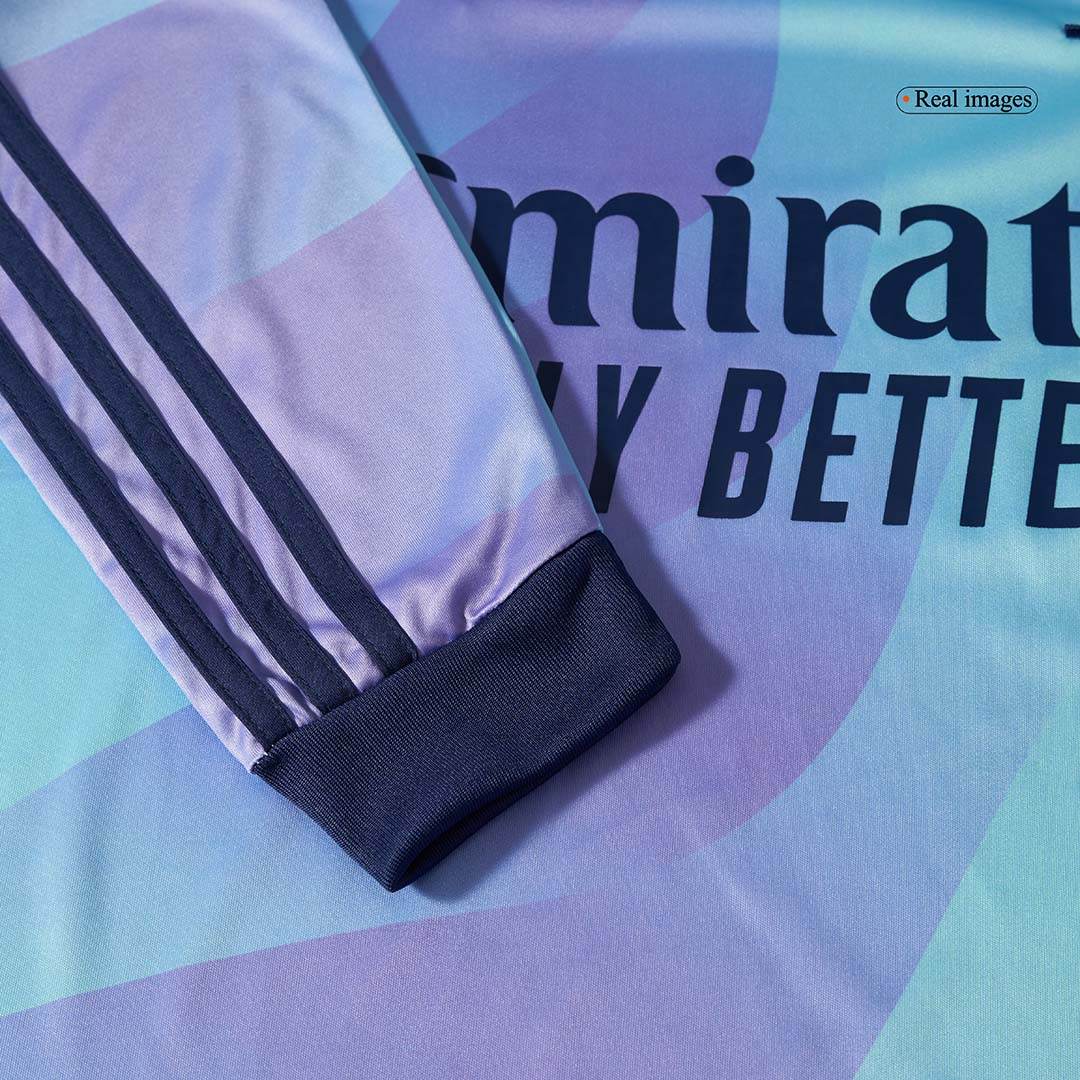 Męska trzecia wyjazdowa koszulka piłkarska Arsenal z długim rękawem 24/25 - Topowe Koszulki Pilkarskie Sklep Internetowy