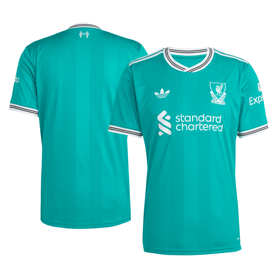 Męski Zestaw Trzecia Wyjazdowa Liverpool (Koszulka+Spodenki) 2025/26