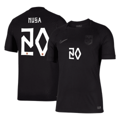 Męska koszulka Norwegii wyjazdowa NUSA #20 Wersja Zawodnicza – Mundial 2026