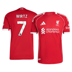 Męska Koszulka Domowa Liverpool WIRTZ #7 Wersja Piłkarska 2025/26 - Slim Fit - Topowe Koszulki Pilkarskie Sklep Internetowy