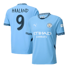 HAALAND #9 Manchester City Home Koszulka piłkarska 2024/25 - UCL - Topowe Koszulki Pilkarskie Sklep Internetowy