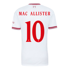 Męska koszulka Liverpoolu wyjazdowa MAC ALLISTER #10 wersja zawodnicza 2026/27 - UCL