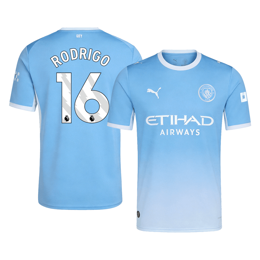 Męska koszulka Manchesteru City domowa RODRIGO #16 2026/27