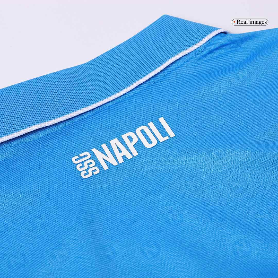 Męska Koszulka Domowa Napoli LUKAKU #11 Wersja Piłkarska 2024/25 - Slim Fit - Topowe Koszulki Pilkarskie Sklep Internetowy
