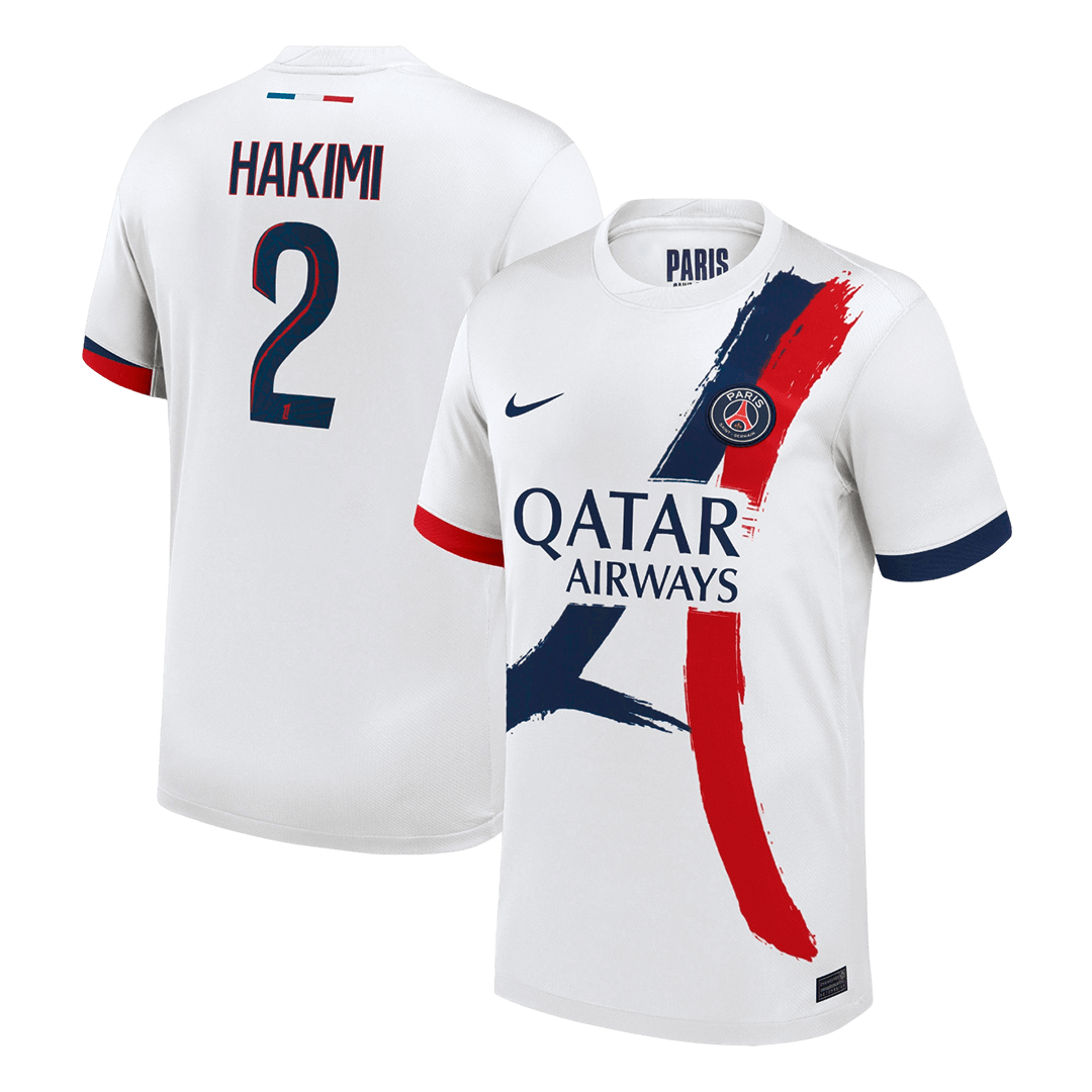 Męska Koszulka Wyjazdowa PSG HAKIMI #2 2025/26