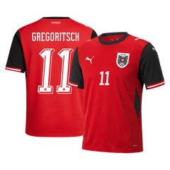Męska koszulka Austrii domowa GREGORITSCH #11 – Mundial 2026