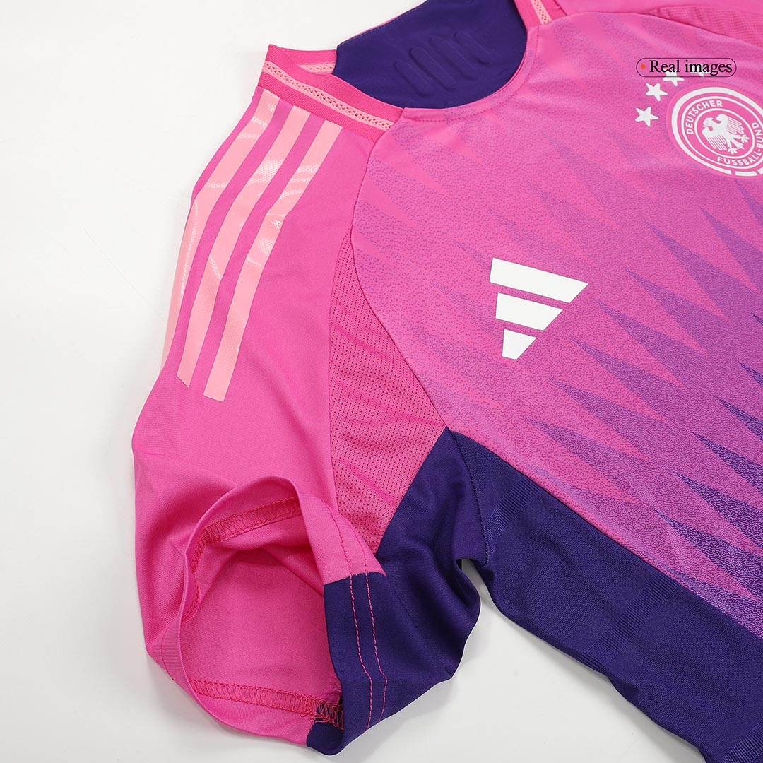 Męska wyjazdowa koszulka piłkarska Niemcy na Euro 2024 - Slim Fit - Topowe Koszulki Pilkarskie Sklep Internetowy