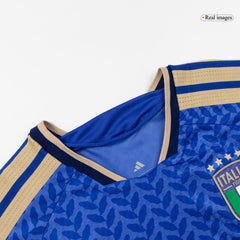 Męska Koszulka Domowa Italy DIMARCO #3 Wersja Piłkarska World Cup 2026 - Slim Fit