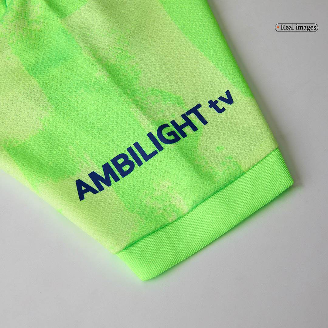 Zestaw Piłkarski Dla Dzieci Barcelona Third Away (Koszulka+Spodenki) 2024/25 - UCL (Logo Spotify bez tekstu) - Topowe Koszulki Pilkarskie Sklep Internetowy