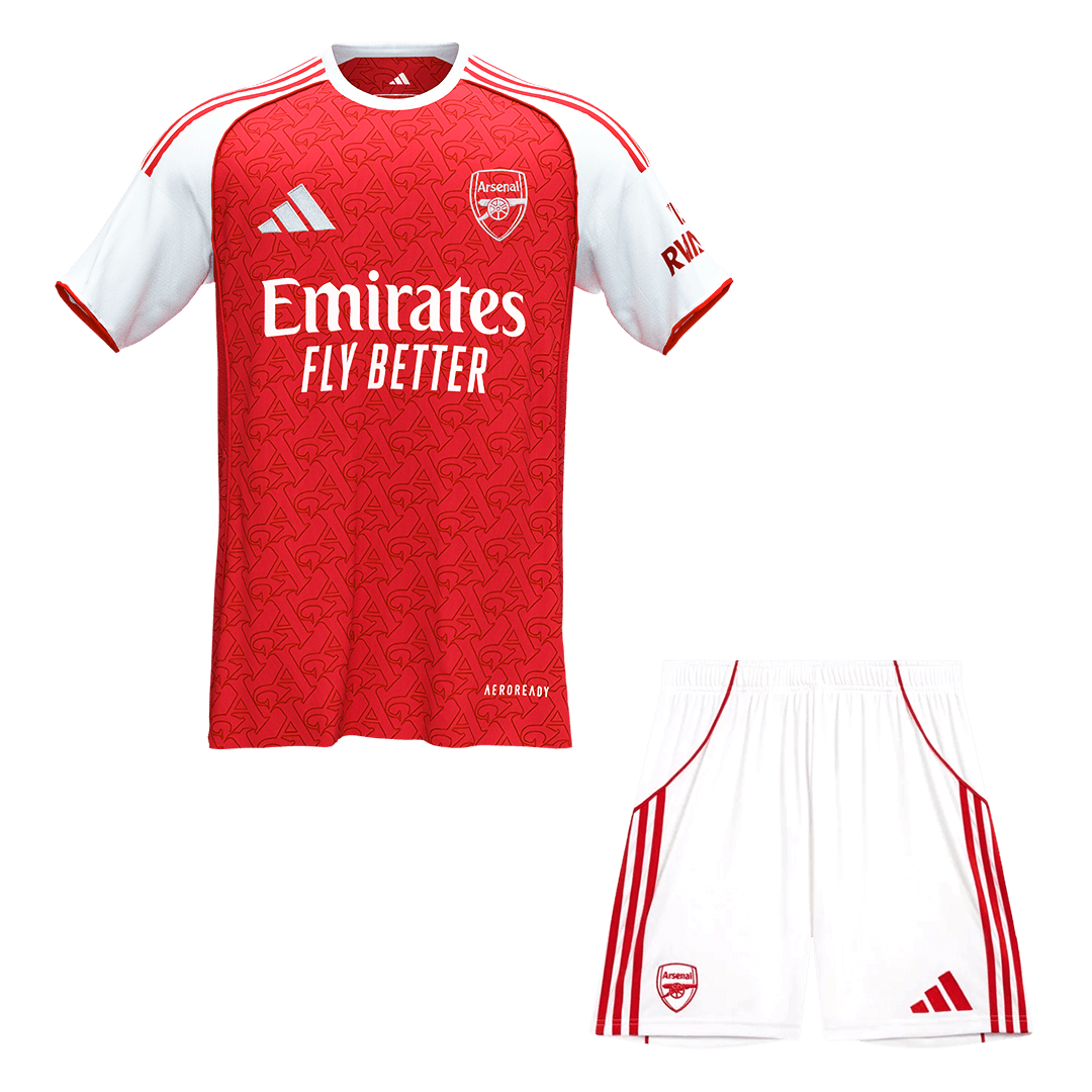 Męski Zestaw Domowa Arsenal (Koszulka+Spodenki) 2025/26 [PREMIUM]
