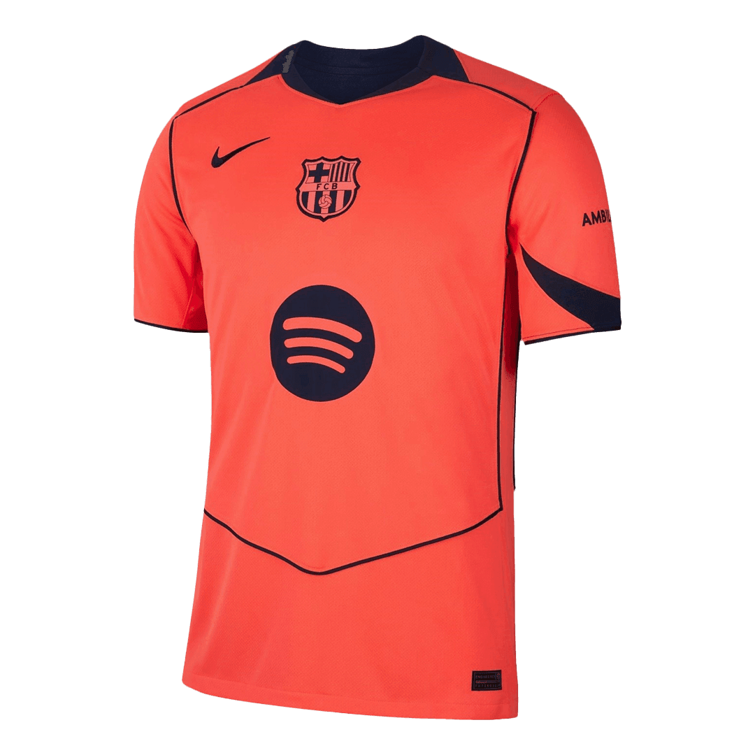 Męska Koszulka Trzecia Wyjazdowa Barcelona RAPHINHA #11 2025/26 - UCL - Topowe Koszulki Pilkarskie Sklep Internetowy
