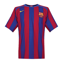 Koszulka Retro Domowa Barcelona 2005/06 - UCL - Topowe Koszulki Pilkarskie Sklep Internetowy