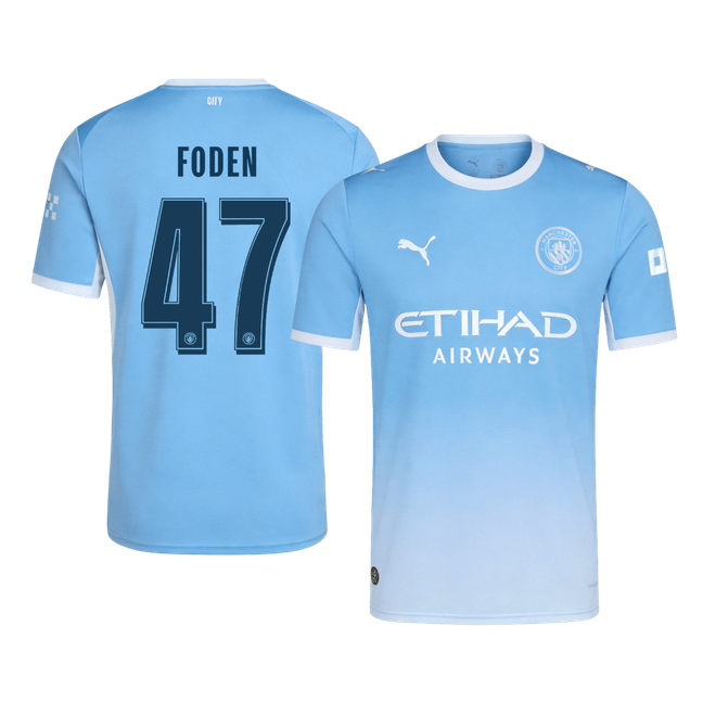Męska koszulka Manchesteru City domowa FODEN #47 2026/27 - UCL