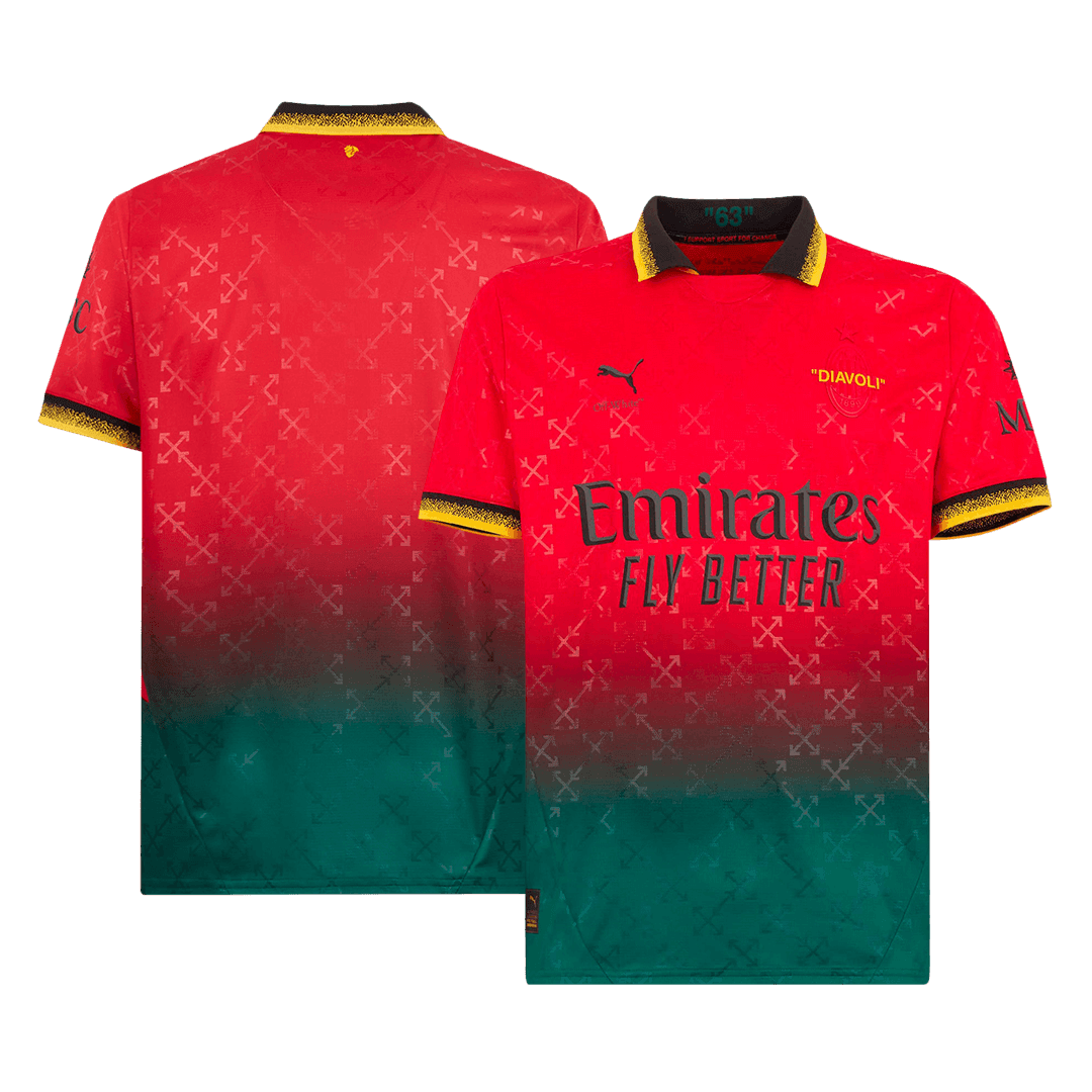 Męska bramkarska koszulka piłkarska AC Milan Fourth Away 2024/25 - Topowe Koszulki Pilkarskie Sklep Internetowy